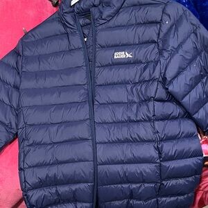 Eddie Bauer Dark Blue Quilted Jacket